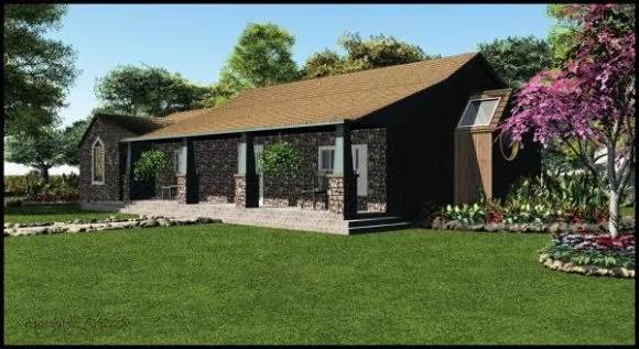 Rustic Farm House 3d model Rustic Farm House 3d model
