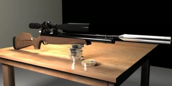 Soviet Assault Rifle Ak74m 3d model