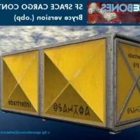 Cargo Container Block 3d model