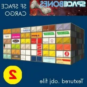 Container Stack 3d model