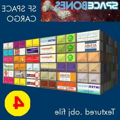 Cargo Equipment Box Stack 3d model Cargo Equipment Box Stack 3d model