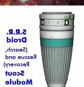 Droid Robot Scout Module 3d model