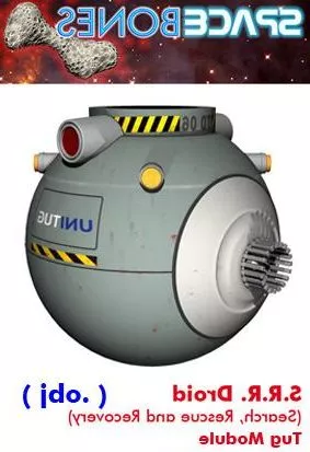Droid Robot Tug Module 3d model Droid Robot Tug Module 3d model