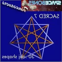 Sacred Star Shape Decoration 3d model