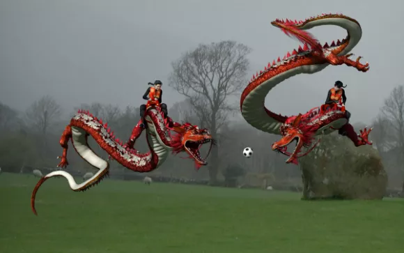Eastern Chinese Dragon Sculpture 3d model Eastern Chinese Dragon Sculpture 3d model