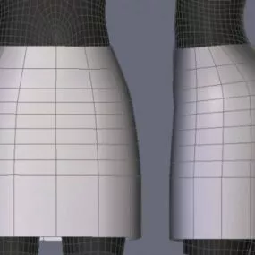 Sadie Starter Skirt Fashion 3d model