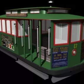 Cable Car Transport 3d model