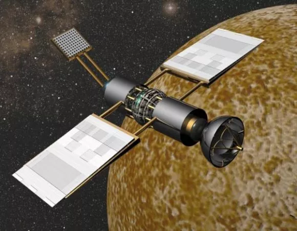 Space Satellite On Planet 3d model Space Satellite On Planet 3d model