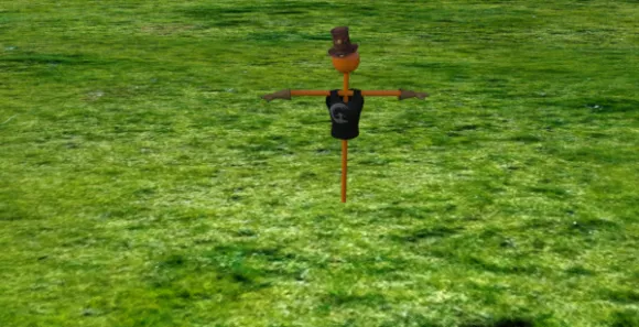 Scarecrow Character On Field 3d model Scarecrow Character On Field 3d model