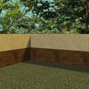 Garden Terrace Landscape 3d model