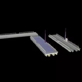 Aircraft Station Hovering Platform 3d model
