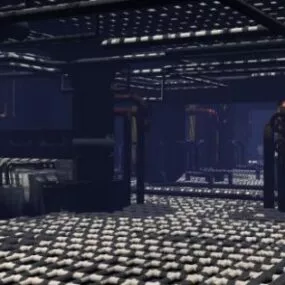 Fantasy Lab Interior Building 3d model