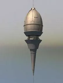 Scifi Skyscraper Building 3d model