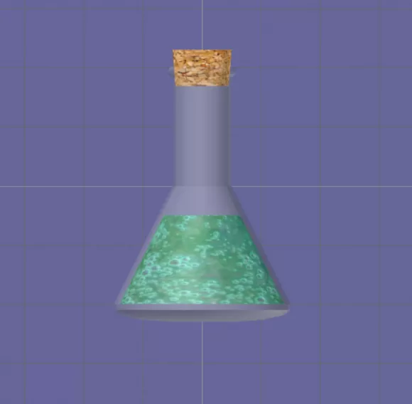 Lab Accessories Corked Flask 3d model Lab Accessories Corked Flask 3d model