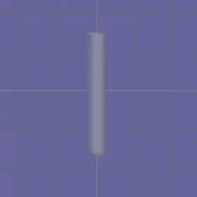 Lab Accessories Empty Test Tube 3d model
