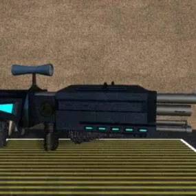 Scifi Gun 3d model