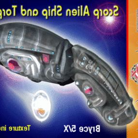 Scorp Alien Spaceship 3d model