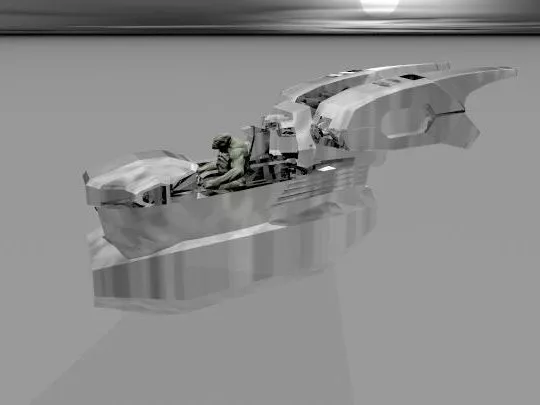 Scout Ship 3d model Scout Ship 3d model