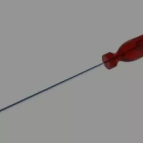 Long Screwdiver Tool 3d model