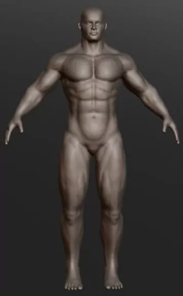 Stick Figure Animated Rigged 3d model