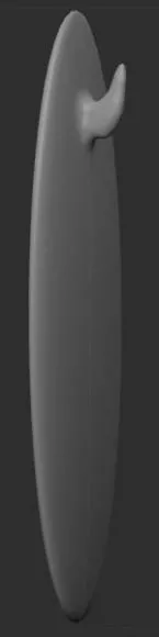 Surfboard Sculpture Object 3d model Surfboard Sculpture Object 3d model