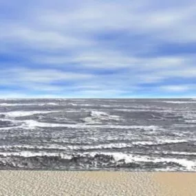 Seashore Terrain 3d model
