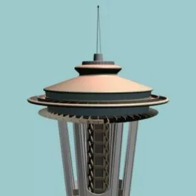 Seattle Tower Building 3d model
