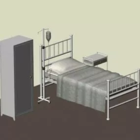 Set Hospital Equipment 3d model