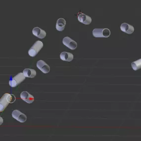 Shell Case Set 3d model