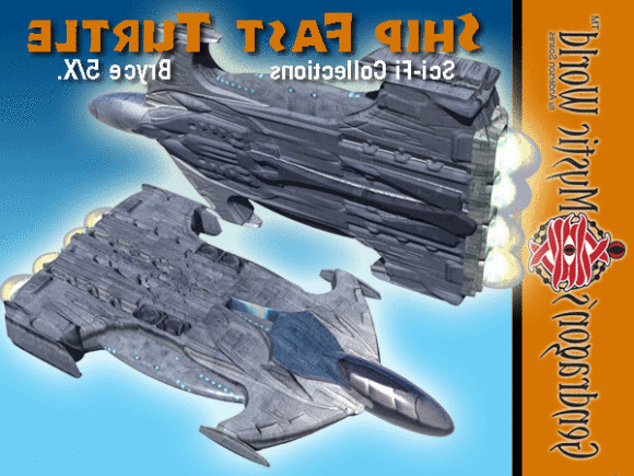 Alien Ship Shape 3d model
