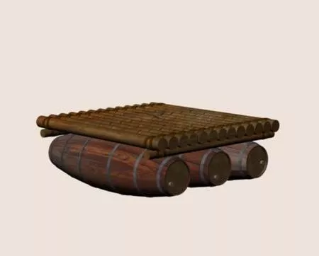 Supply Spaceship 3d model
