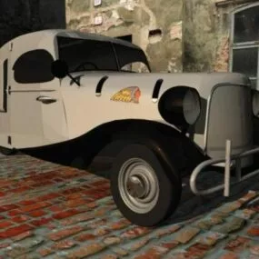 Vintage Car Shotwell 3d model