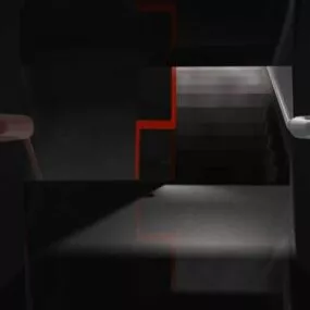 Simple Hallway Scifi Style 3d model