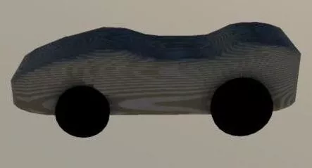 Electric Car Fab Frame 3d model