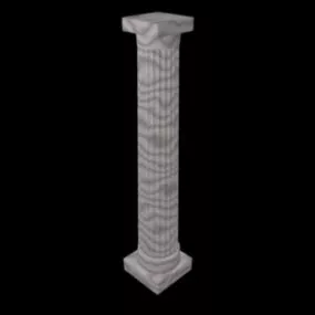 Stone Roman Column 3d model