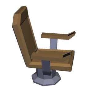 Command Chair Fixed Leg 3d model
