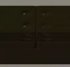 Simple Couch Furniture 3d model