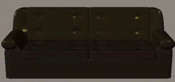 Bench Sofa Waiting Furniture 3d model