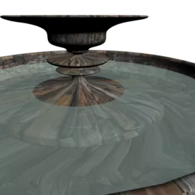 Simple Water Fountain 3d model