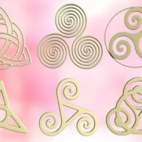 Twist Shape Wall Decoration 3d model