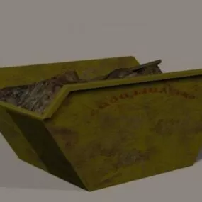 Cargo Equipment Skip Full 3d model