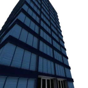 Skyscraper Glass Facade 3d model