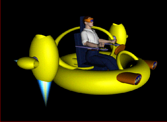 Space Aircraft Flying Craft 3d model