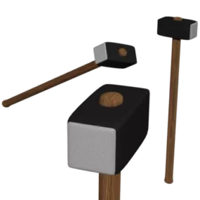 Sledge Hammer Tool 3d model