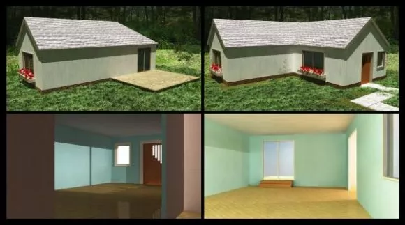 House Contemporary Style 3d model