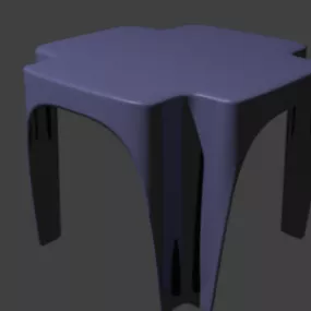 Outdoor Plastic Table 3d model