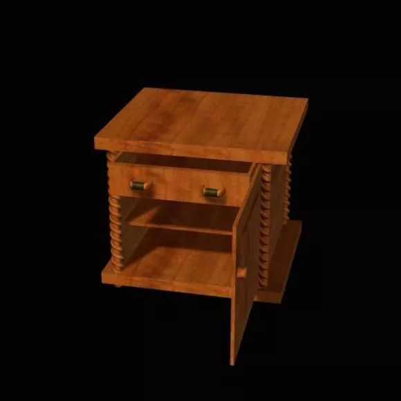 Bunked Bed 3d model