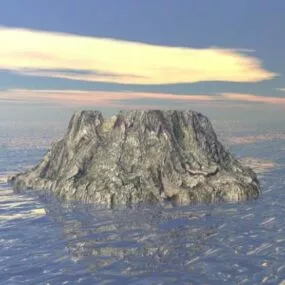 Small Hill Mountain Landscape 3d model
