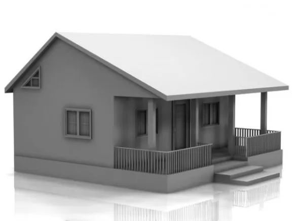 Low Poly House Gaming Building 3d model