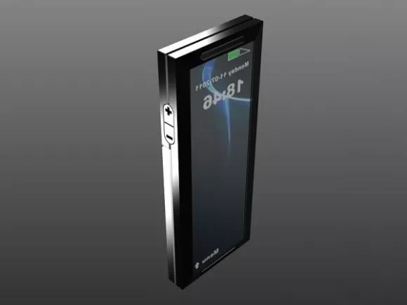 Receiver Electronic Gadget With Handle 3d model